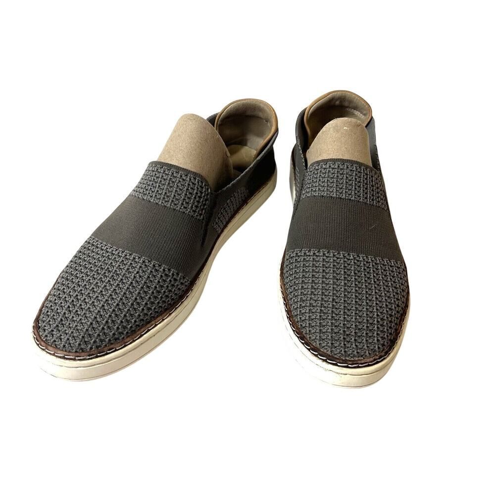 UGG Women's Size 9.5 EU 40.5 Slip On Comfort Casual Shoes Flat Brown Knit Fabric - Picture 3 of 13
